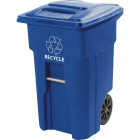 Toter 32 Gal. Recycling Trash Can with Lid Image 1