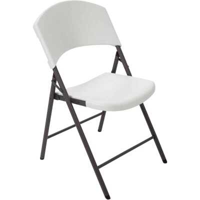 Lifetime White Granite Light Commercial Folding Chair