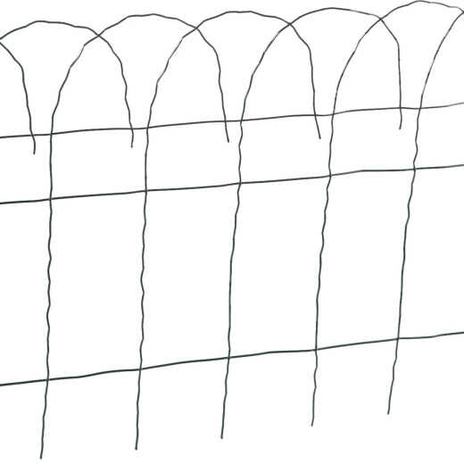 Best Garden 14 In. H x 20 Ft. L Galvanized Wire Decorative Border Fence