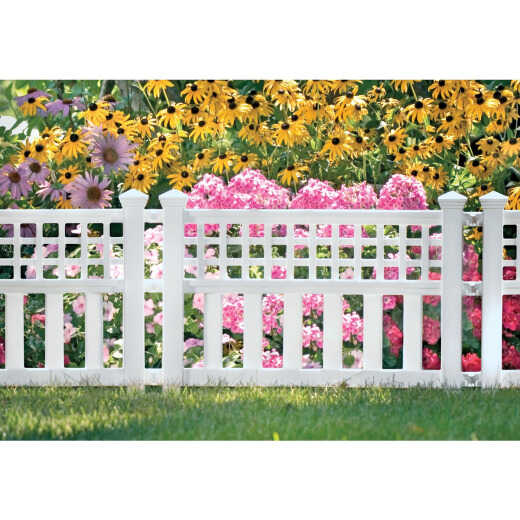Suncast 20 1/2 In. H x 24 In. L Resin Decorative Border Fence