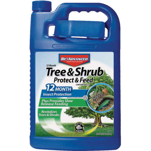 BioAdvanced 1 Gal. Concentrate Tree & Shrub Protect & Feed Insect Killer