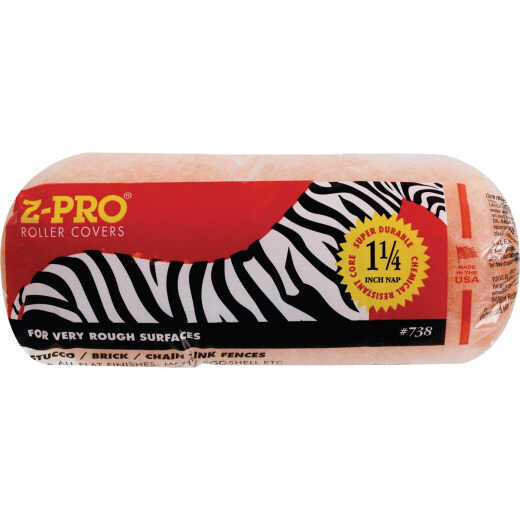 Premier Z-Pro Zebra 9 In. x 1-1/4 In. Knit Fabric Roller Cover