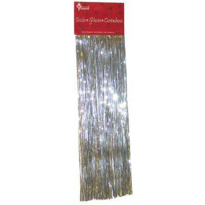 F C YOUNG Thick 18 In. Silver Christmas Tinsel
